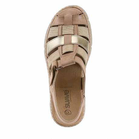 Сандалии Suave Mostar женские 12519T-3197,1K66,0513,1K66 молочные. Изображение 4 из 4