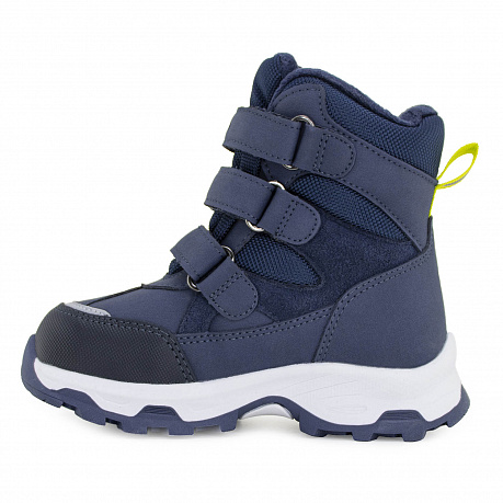 Полусапожки ортопедические Ортобум с шерстью для мальчиков 67055-02 ледяной кобальт. Изображение 3 из 4